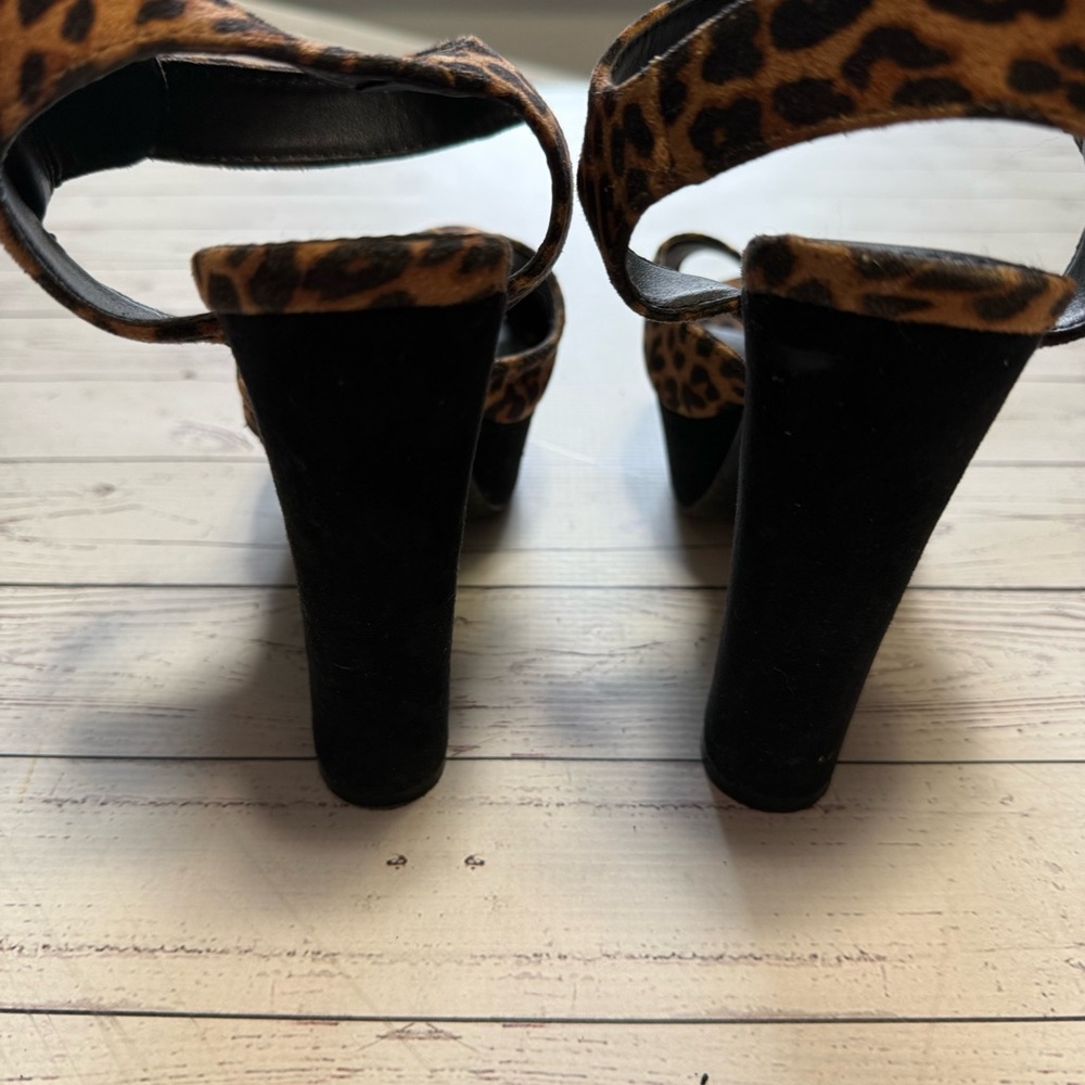 3 for $10 Leopard Print Platform Heels - Picture 5 of 7
